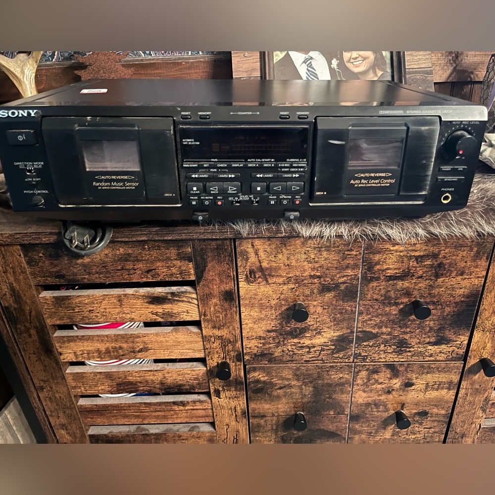Sony dual cassette player